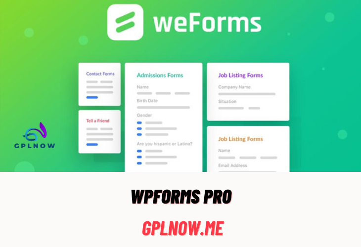 WPforms Plugin Free Download v1.8.6.4 [Activated]